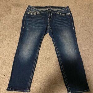 Vigoss Dark Blue Straight Leg Jeans